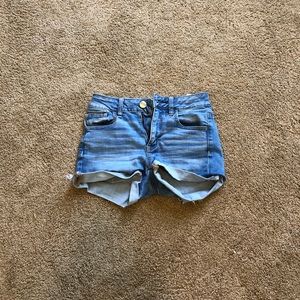 Denim shorts